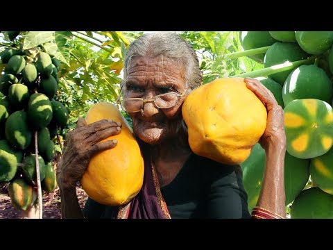 papaya-dessert-|-papaya-halwa-by-granny-mastanamma