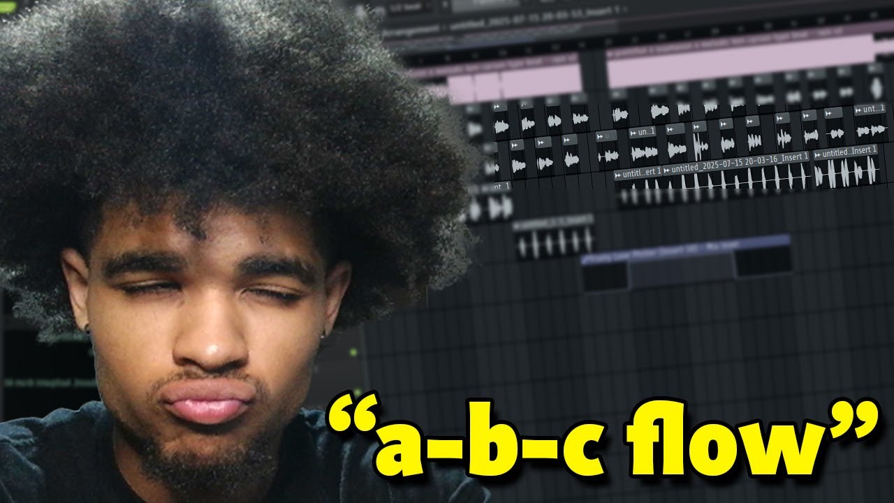making a song but i have to rap in abc order... - YouTube