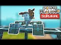 I Built a Rail Mounted Turret for Defending the Base! (Scrap Mechanic Survival Ep.28)