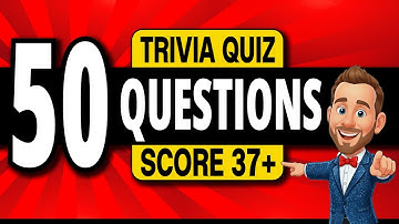50 FUN Trivia Quiz Questions EVERYONE Can Beat! 🏆 General Knowledge Pub Quiz
