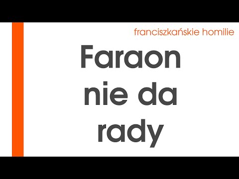 Faraon nie da rady: W XV 1