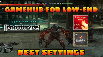 PROTOTYPE 2 BEST SETTINGS GAMEHUB ANTUTU/LITE TEST ON MEDIATEK/HELIO DEVICE