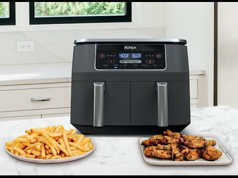 Ninja Foodi 2 Basket Air Fryer DEMO and REVIEW 