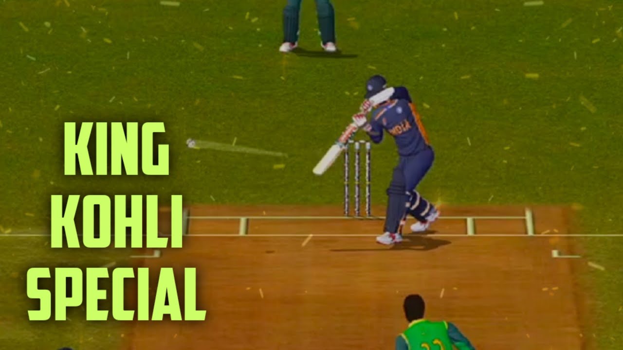 Virat kohli batting in rc22 | how to play rc22 | real cricket 22 ...