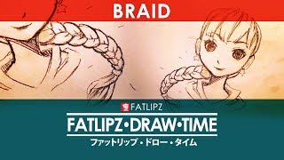 Fatlipz Draw Time : การวาดผมเปียแบบง่ายๆ Fatlipz