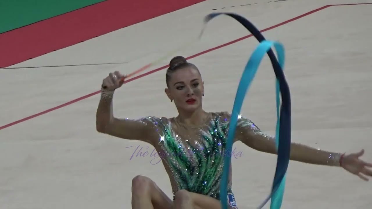 Ekaterina VEDENEEVA (SLO) ribbon - 2022 worlds Sofia Qualifs