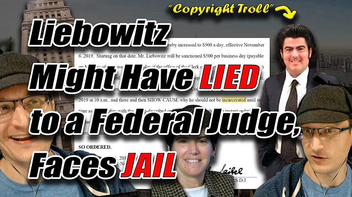 LIEbowitz SANCTIONED $500/DAY + JAIL, Misses Court...