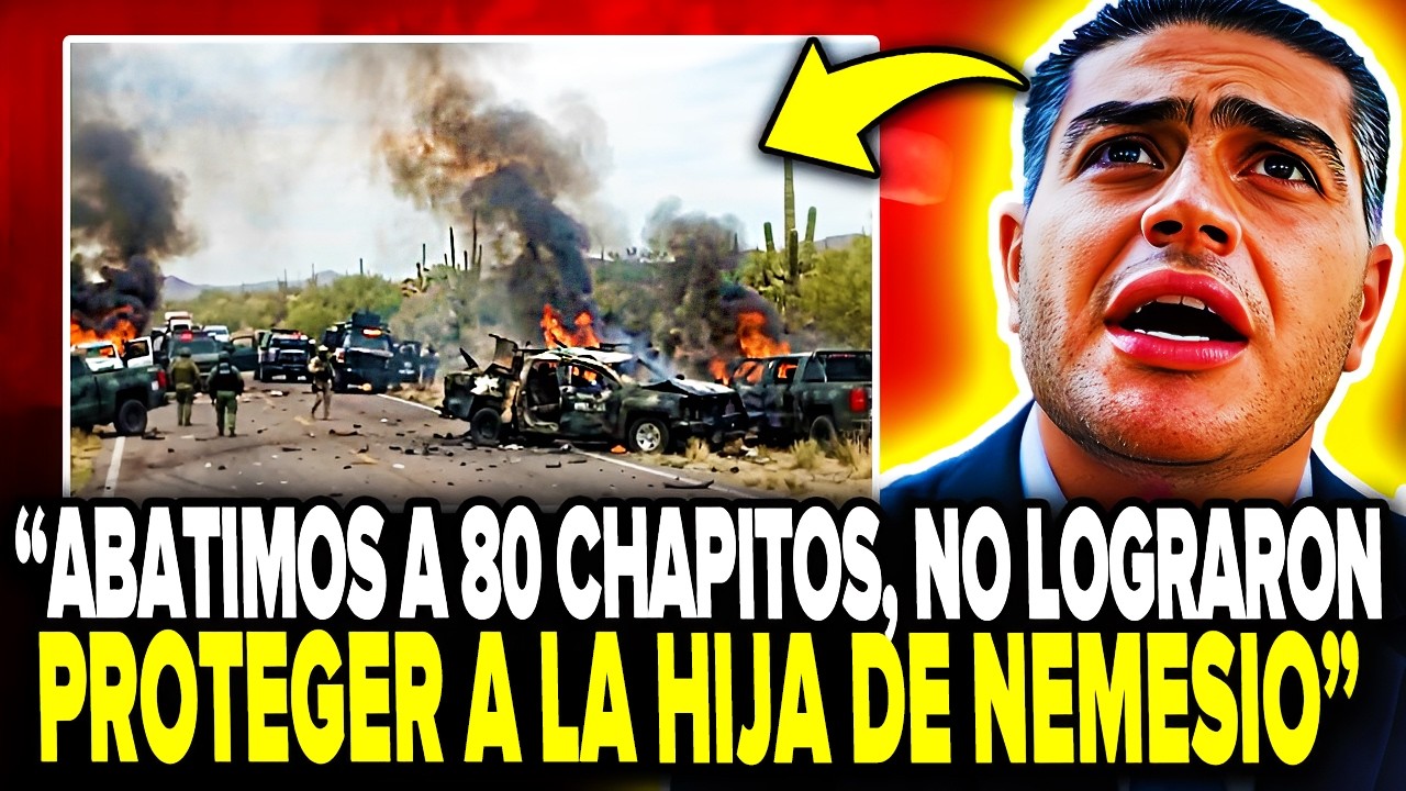 HARFUCH DERRIBA BLOQUEO de 80 SICARIOS CHAPITOS que INTENTARON PROTEGER a HIJA del MENCHO en SONORA