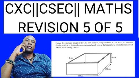 CXC||CSEC|| MATHS REVISION 5 OF 5 (CXC , CSEC MATHS , Numbers, algebra, trigonometry, EXPLAINED)