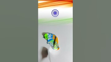 What color do mixed flags make?? #paintmixing #colormixing #satisfyingart #asmr #colormixing