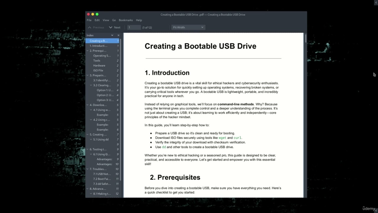 Hacking Course  36   Creating Bootable USB Drives Essential Linux Skill