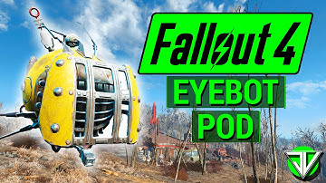 FALLOUT 4: How To Get EYEBOT POD Robot Scavenger in Fallout 4! (NEW Automatron DLC Robot)