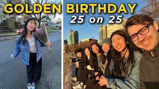 IT&#39;S MY GOLDEN BIRTHDAY (25 on the 25th) | Vlog