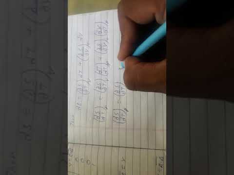 Thermodynamics relation proof CP - CV =T(dP/dT)v(dV/dT)p