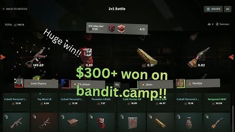 $100 DOLLARS TO $300+ ON BANDIT CAMP!! (CRAZY TICKETS)