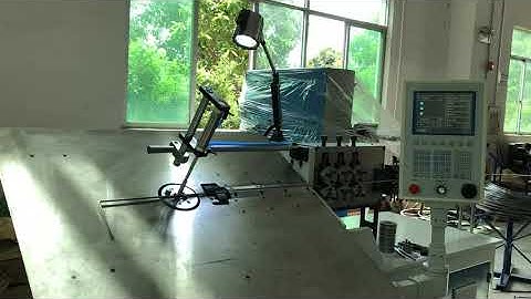 CNC 2D wire bending machine with servo motor 4 axis