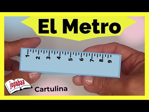 📏METRO en Cartulina o CINTA MÉTRICA fácil de hacer paso a paso. Cardboard meter easy to Make✂✏