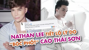 Bênh Ngọc Trinh, Cao Thái Sơn bị Nathan Lee lật tung quá khứ