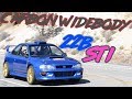 INSANE 22B Subaru STi Tribute | @DChafin2's Carbon Fiber WideBody 1996 Subaru Impreza GC8