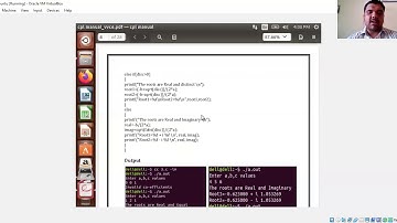 program-2  Quadratic equation - CPL(18CPL27)