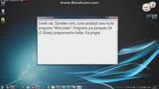 Winlocker v1 - by z3nk1D programa.