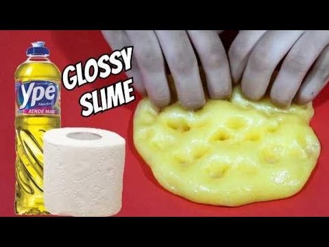 como-fazer-glossy-slime-de-detergente-e-papel-higiÊnico-/-sem-amido-de-milho-/-sem-tenys-pÉ