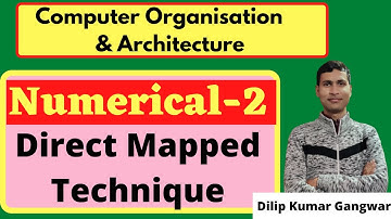 Direct Mapping Technique : Numerical - 2 || Computer Organisation and Architecture || GATE