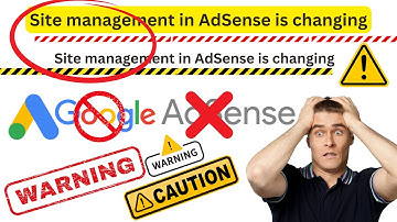 Site management in AdSense is changing? | Google AdSense New update? IN 2023! @techsupporthk​