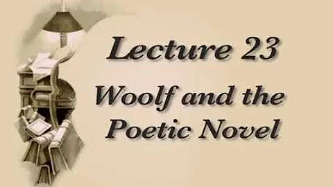 Woolf And The Poetic Novel by Dr.Timothy Spurgin