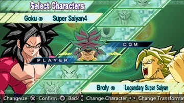 Dragon Ball Z: Shin Budokai - Another Road All Characters [PSP]