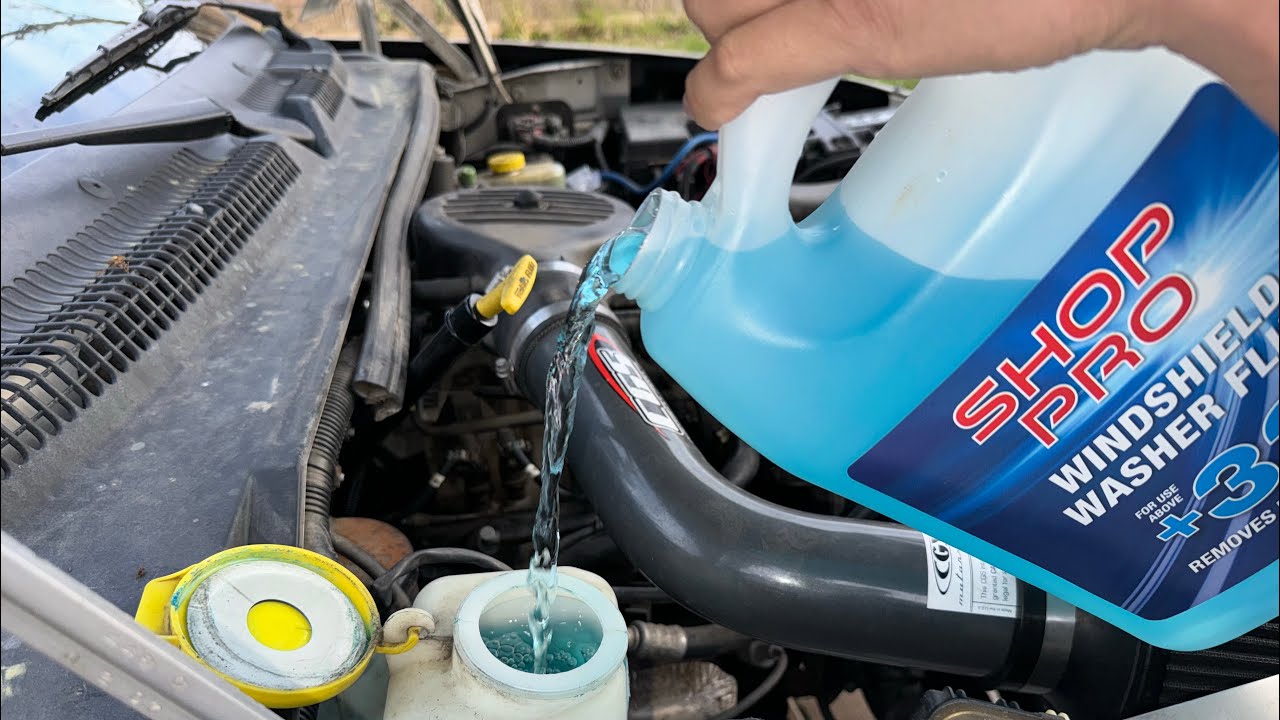 How to refill your windshield washer fluid