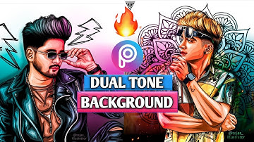 How To Make DUAL Colour Background | Like Tejas Illustrator | Background Tutorial | Prince Editz