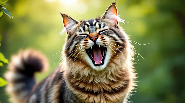 Video 11755461: coon cat meowing maine, cat mom kitten, cat sound kitten