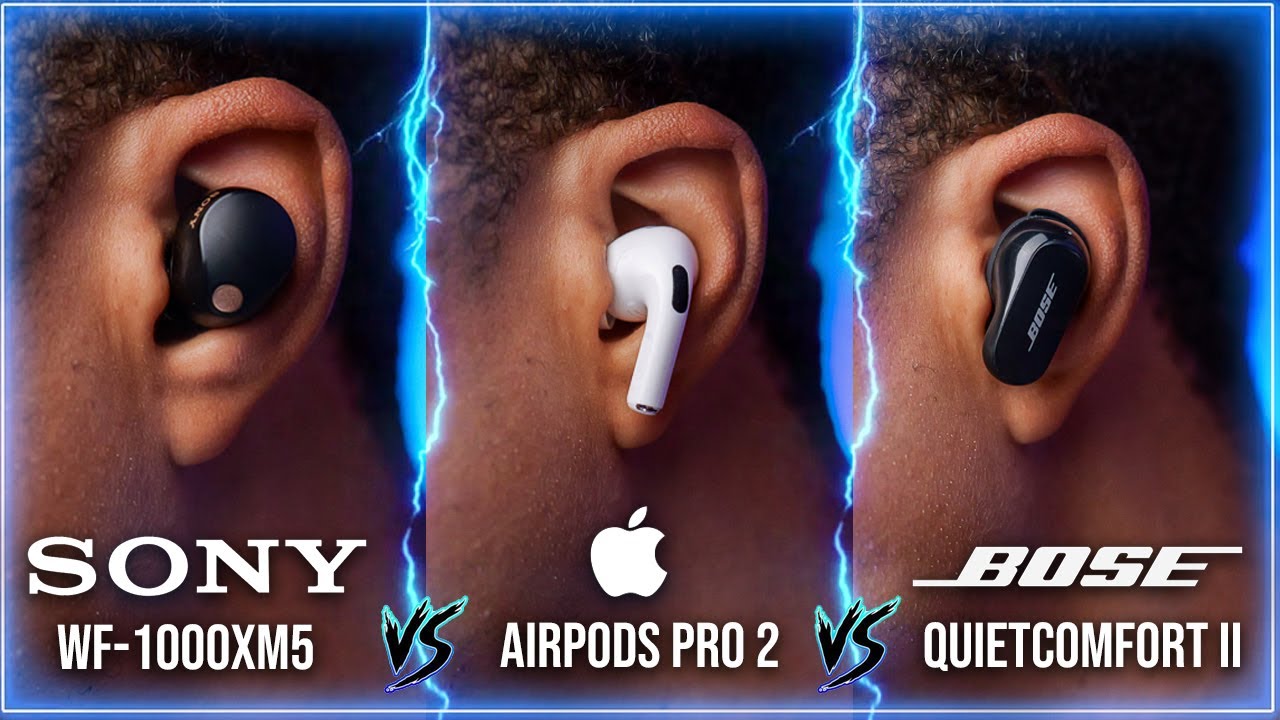 Ultimate Battle: Sony WFXM5 vs Airpods Pro 2 vs Bose Quietcomfort II