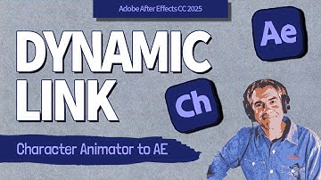 How To Create Dynamic Link Between Character Animator + After Effects