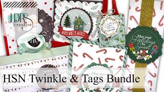 HSN Twinkle & Tags Bundle | Product Overview & Holiday Project Inspiration