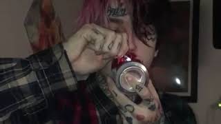 LIL PEEP SMOKING FROM A CAN!