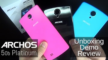 ARCHOS 50b Platinum - Unboxing, Review and Demo