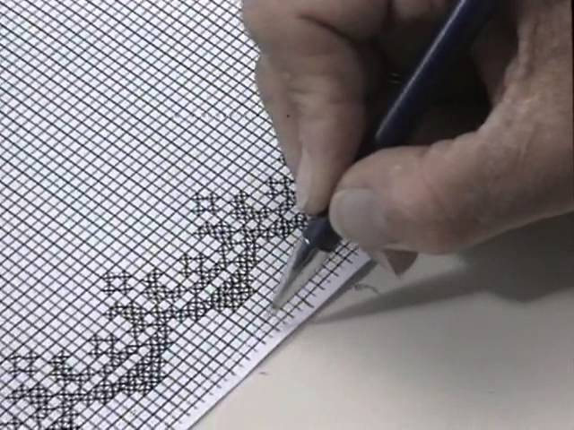 Broderie Point De Croix Grille Et Demonstration Youtube