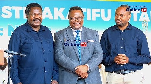 NCHIMBI, TUNDU LISSU NA JOHN MNYIKA WAKUTANA USO KWA USO