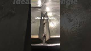 Ideal Bevel Angle For Good Weld Result