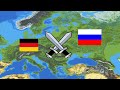 GERMANY vs RUSSIA - WorldBox Timelapse