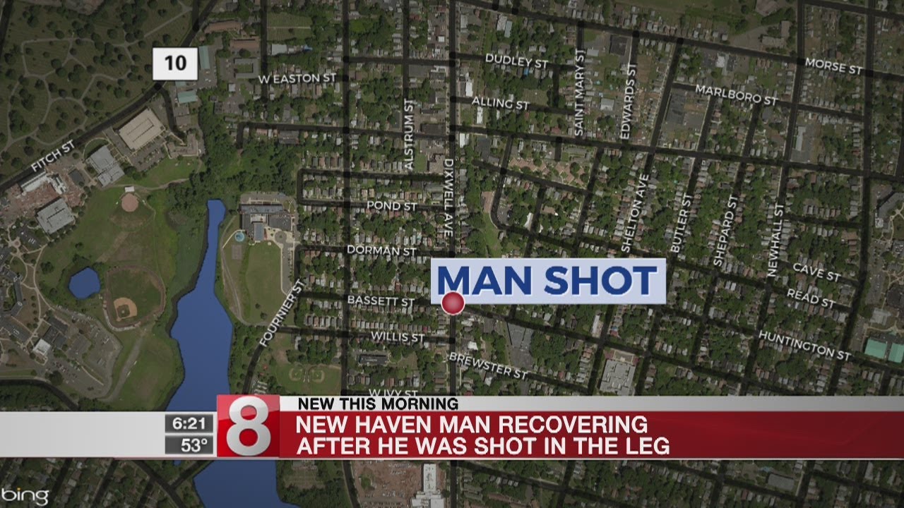 One injured in New Haven shooting - YouTube