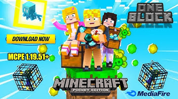 One Block Survival Map For MCPE 1.19/1.20 | Survival Map One Block World Download For Minecraft PE