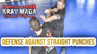 Krav Maga defense against straight punches