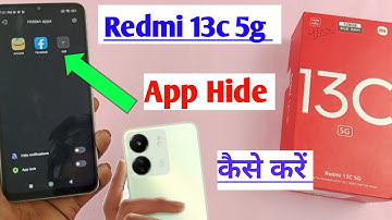 redmi 13c 5g app hide setting / redmi 13c 5G me app hide kaise karen /app hide in redmi 13c 5g