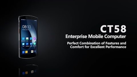 UROVO CT58 Enterprise Mobile Computer  - Perfect Combination of Features and Comfort