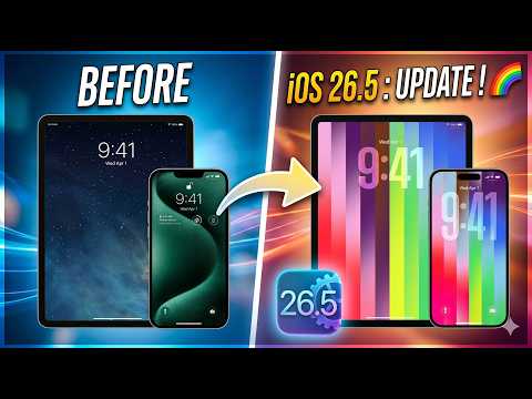 iOS 26.5 is HERE: How to get the Multicolor Wallpaper! 🌈