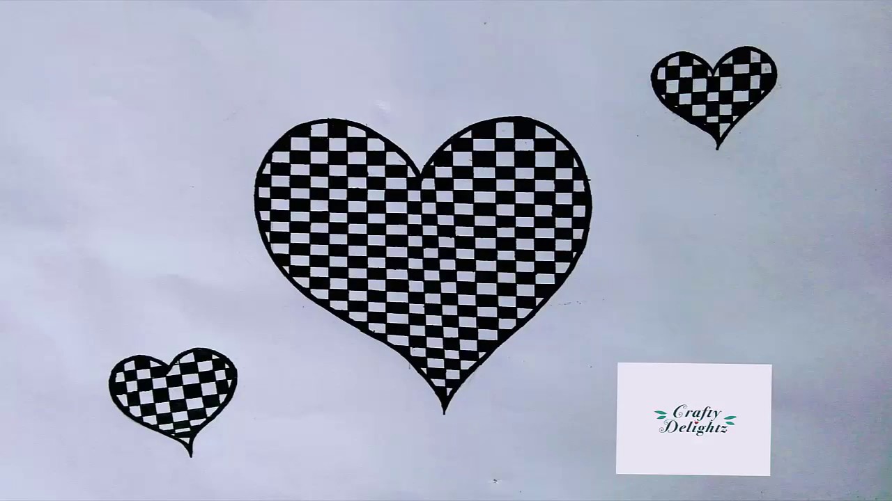 How To Doodle Easy Heart Shape Doodle Art Ideas For Beginners By