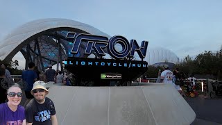 Tron Lightcycle Run | Walt Disney World (Outside and Onboard)